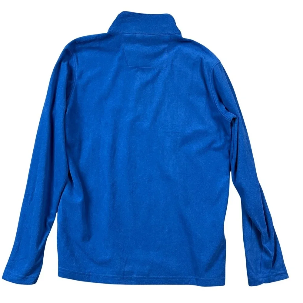 DRI DUCK Pullover Mens Small Blue Anti-Static UPF‎ 50+ Anti-Pill Quarter-Zip TKB